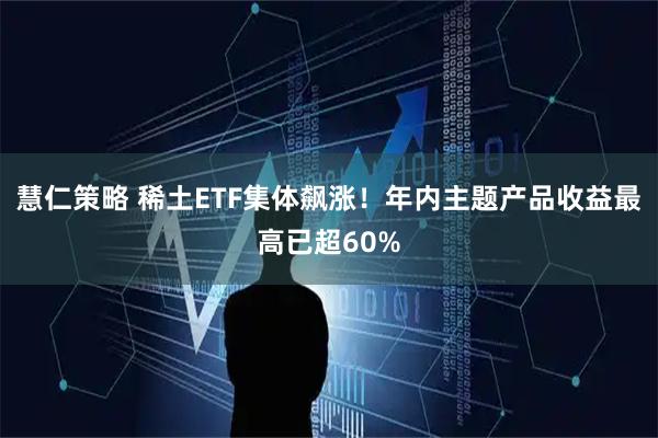 慧仁策略 稀土ETF集体飙涨！年内主题产品收益最高已超60%