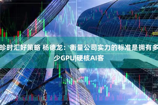 珍时汇好策略 杨德龙：衡量公司实力的标准是拥有多少GPU|硬核AI客